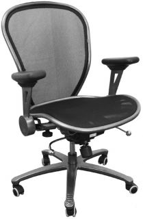 Silver Vein Mesh Ergonomic Office Computer Desk Chair