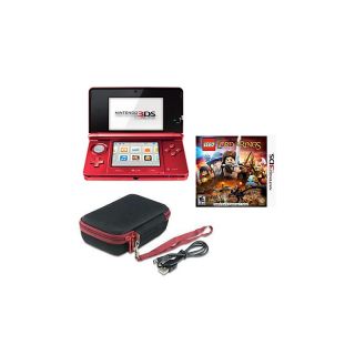 113 3962 nintendo nintendo 3ds red system bundle with lego lord of the