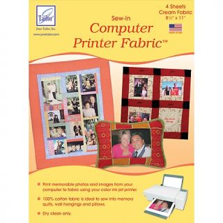 108 9249 june tailor sew in computer printer fabric cream 4 pack
