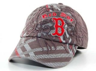 BOSTON RED SOX HONOR FRANCHISE GRAFITTI PLAID GREY FITTED HAT CAP NEW