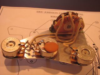 Strat Upgrade Wiring Kit for Fender Eric Johnson Stratocaster cts Pots
