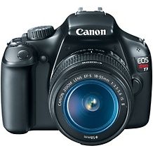 Canon EOS Rebel T3 12.2MP DSLR Camera with 2 Lenses, Bag, 8GB Card and