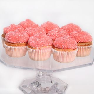494 126 main street cupcakes 12 count strawberry and pink champagne