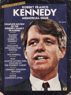 Robert F Kennedy Memorial Issue Magazine 1968