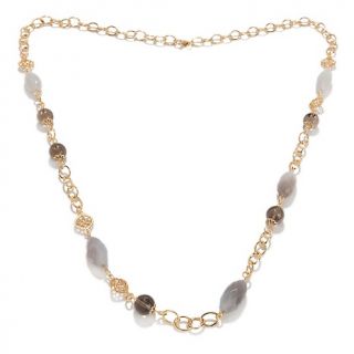 Bellezza Jewelry Collection Rosaria Gray and Brown Quartz Yellow