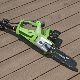 130 297 greenworks greenworks 7 amp corded 10 2 in 1 pole saw chain