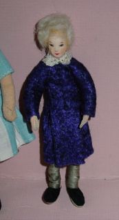 Erna Meyer Doll House Family Including Grandma 6 Dolls