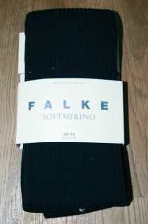 Luxury Falke Soft Merino Wool Cotton Ribbed Knitted Tights Pantyhose