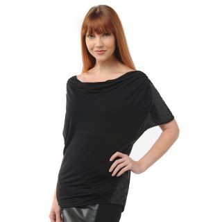 133 063 colleen lopez my favorite things cowl neck top with sequins