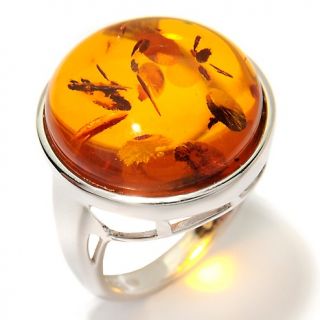 131 176 age of amber age of amber sterling silver round basic ring