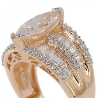 Absolute by Christine Lloyd Marquise Multi Cut 5 Row Ring   3.85ct at