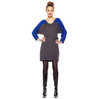 227 125 dkny jeans dkny jeans colorblock sweater dress with self belt