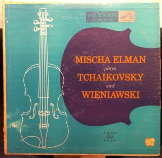 Mischa Elman Tchaikovsky Wieniawski Violin LP VG LM 1740 Vinyl Record