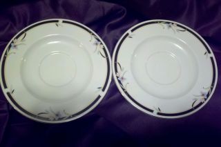  Saucers 2 Plate Sango China Regency Collection