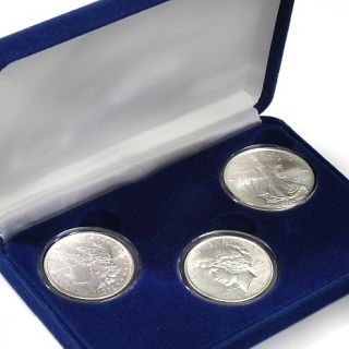 Centuries of Silver Dollars 3 Coin Set