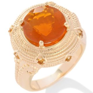 141 657 victoria wieck 2 48ct fire opal and citrine vermeil ring