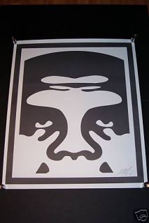 SHEPARD FAIREY Obey Giant Face 1 SIGNED RARE art