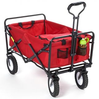 145 412 foldable red wagon with cooler and carry bag note customer