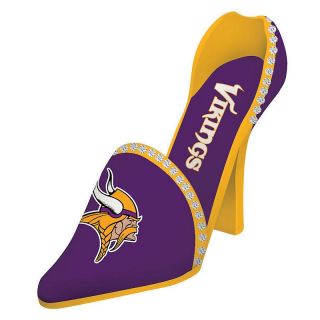 141 020 nfl decorative shoe wine bottle holder vikings note customer