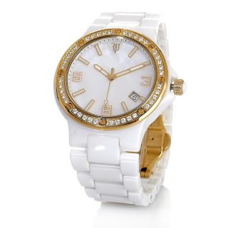 Timepieces by Randy Jackson Unisex White Bracelet Watch