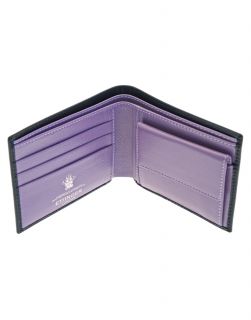 Ettinger Sterling Billfold Wallet with 3 c/c and Purse   Purple