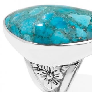 Sajen Silver by Marianna and Richard Jacobs Turquoise Mosaic Sterling