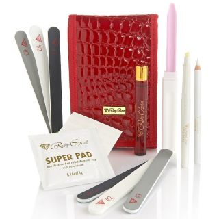 142 706 ruby crystal nail care system with refill buffer pads note