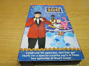 Nick Jr Blues Clues 100th Episode Celebration VHS