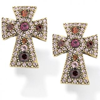 154 511 heidi daus heidi daus divine elegance cross earrings note