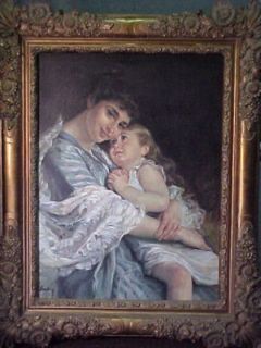 Evelyn Embry Oil Painting Mothers Love