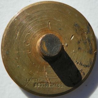 Vintage Lowell Beagle Club Massachusetts Bronze Brass Corporate Seal