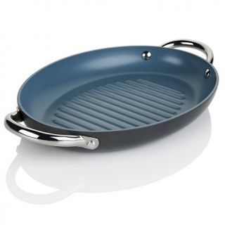 157 998 todd english todd english hard anodized gourmet 12 oval grill