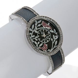 155 923 absolute victoria wieck cardinals on snowy branches cuff watch