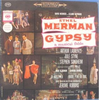  Gypsy Musical Soundtrack Ethel Merman LP