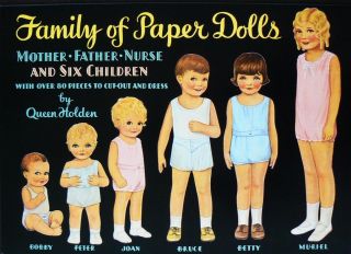 Family of Paper Dolls Queen Holden