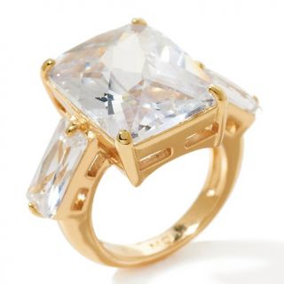 167 095 rita hayworth collection clear crystal goldtone rectangular