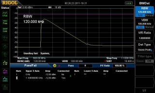 Rigol DSA815TG Spectrum Analyzer 9kHz 1 5GHz with Tracking Generator