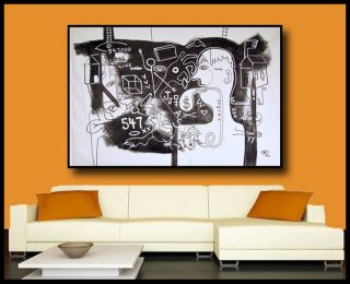 52 Huge Contemporary Black and White Art Painting