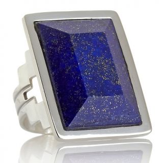 177 033 mine finds by jay king rectangular lapis sterling silver ring