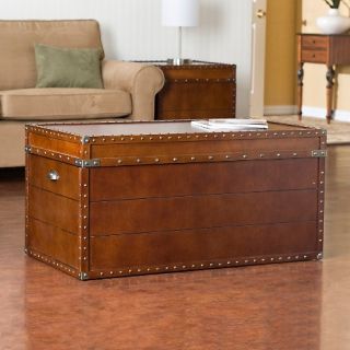 186 947 house beautiful marketplace steamer trunk cocktail table