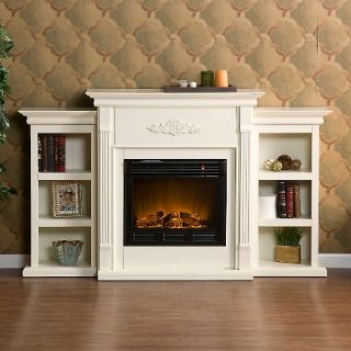 Home Furniture Fireplaces Electric Fireplaces Tennyson Ivory