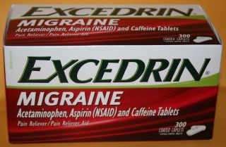 Excedrin Migraine Acetaminophen Aspirin Caffeine Tablet Pain Reliver