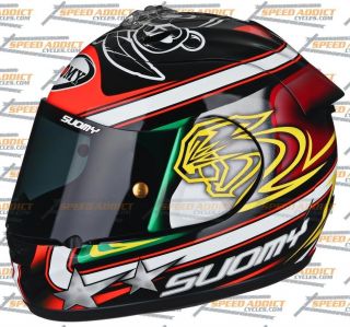 Suomy Excel 2012 BIAGGI Pirate Full Face Motorcycle Helmet x Small