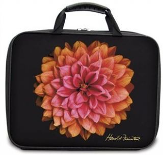Pink Dahlia Laptop Portfolio Bag Harold Feinstein