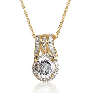 Victoria Wieck 3.49ct Absolute Vivabella Cut Framed Enhancer Pendant