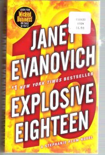 Explosive Eighteen by Janet Evanovich 2012 Paperback
