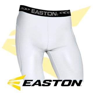Easton Girls Fastpitch Softball Sliding Shorts White L
