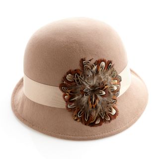 203 674 universal vault universal vault cloche hat with feather note
