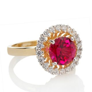 193 970 absolute 2 29ct absolute and created red corundum round ring