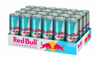  New Red Bull Energy Drink, Sugarfree, 8.4 Ounce Can (Pack of 24